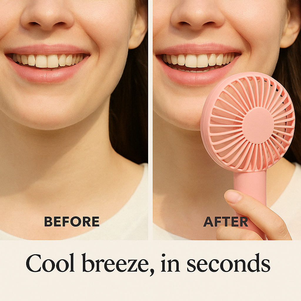 UBA™-Portable Handheld Mini Rechargeable Fan